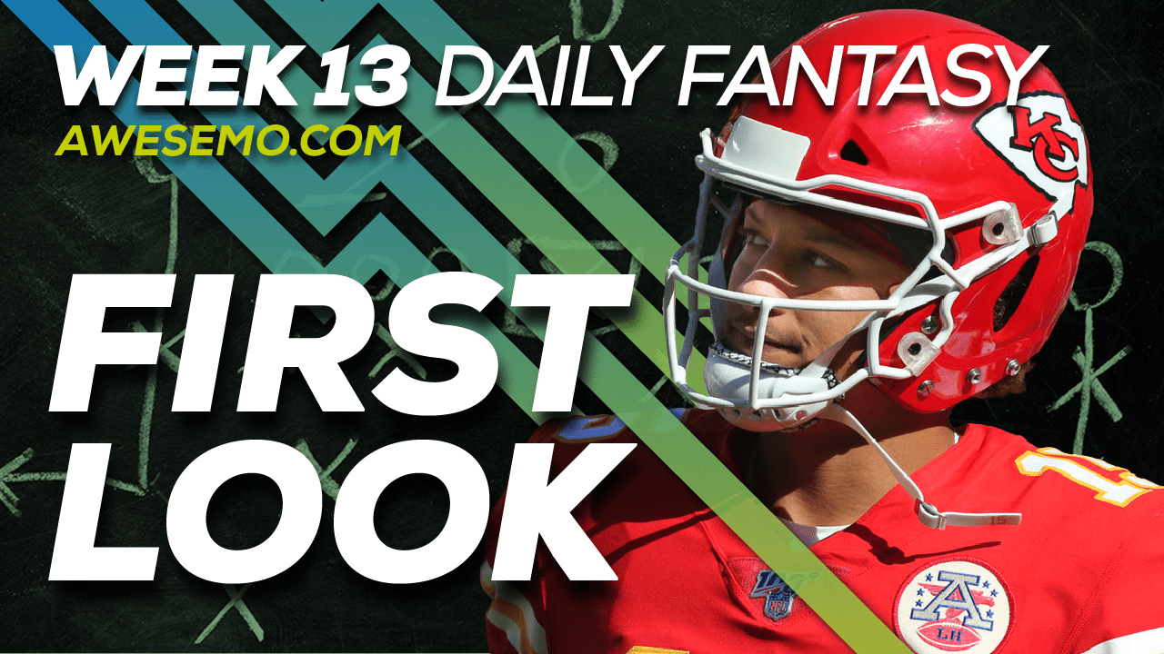 NFL DFS Picks for FanDuel (Week 13) - Daily Fantasy Football