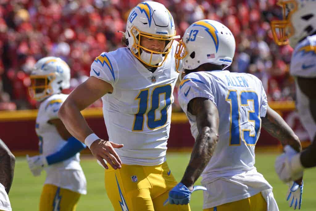 Chargers starting quarterback: Who is QB1 and his backup for LA in fantasy  football? - DraftKings Network