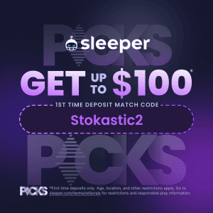 Sleeper Promo Code STOKASTIC2 - $100 Bonus + Payouts up to 100X!